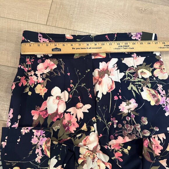 NY&C WOMENS FLORAL WIDE LEG PANTS SIZE 16 PETITE 7TH AVENUE NEW - Picture 5 of 11